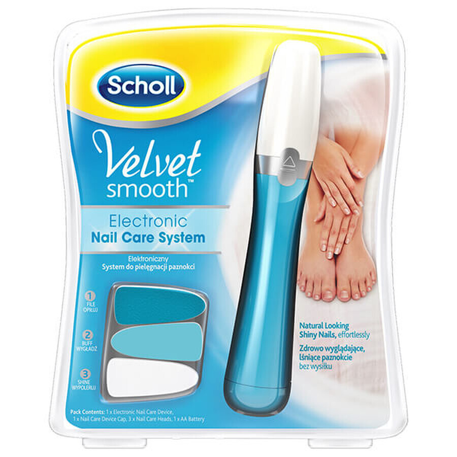 Scholl Velvet Smooth, sistem electronic de îngrijire a unghiilor