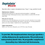 Septolete Ultra cu aromă de eucalipt 3 mg + 1 mg, 16 pastile tari