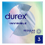 Durex Invisible, preservativi ultrasottili, 3 pezzi