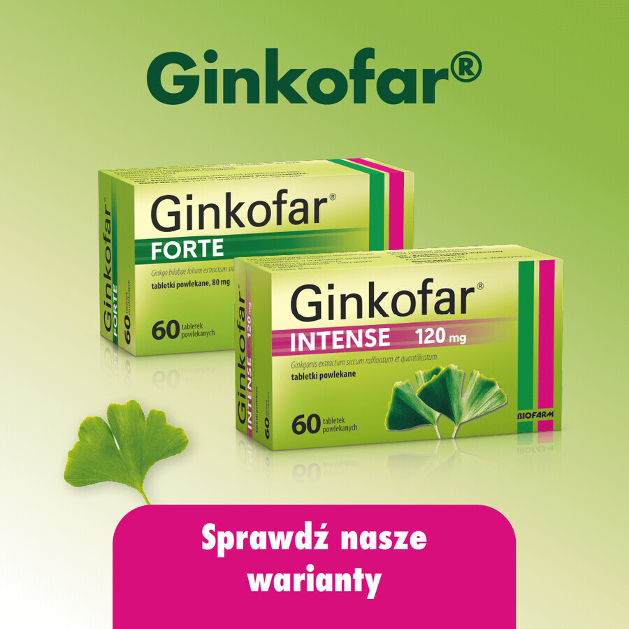 Ginkofar Extra 240 mg, 60 compresse rivestite con film