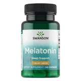 Swanson Melatonin, melatonină 1 mg, 120 capsule