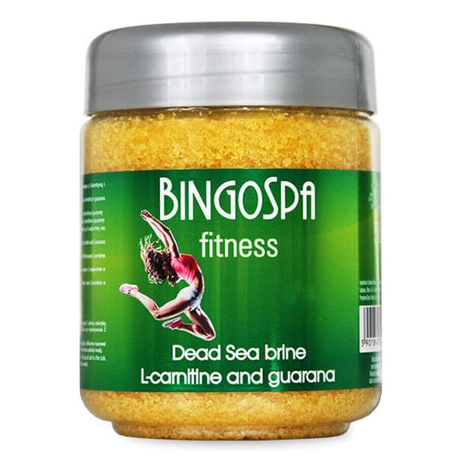 Bingospa, saramură SPA cu minerale din Marea Moartă cu L-carnitină și guarana, 550 g