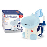 Pic Solution Mr Hippo, inhalator met zuiger voor kinderen en volwassenen, Hippopotamus