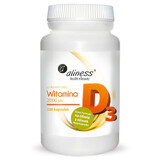 Aliness Vitamina D3 2000 UI, 120 capsule