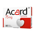 Acard 75 mg, 60 enteral tablets