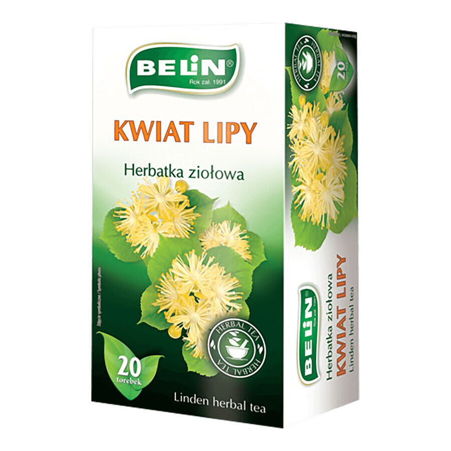 Belin Lime Blossom, ceai de plante, 2 g x 20 plicuri