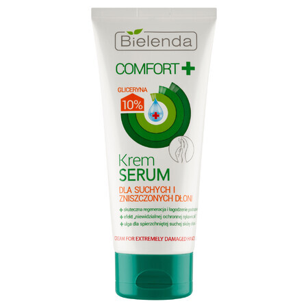 Bielenda Comfort+, crème de soin pour les mains très abîmées, 75 ml