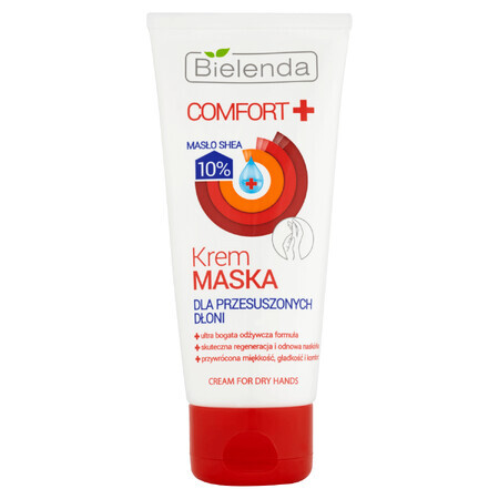 Bielenda Comfort +, Creme-Maske für trockene Hände, 75 ml