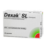 Dexak SL 25 mg, granulat pentru soluție orală, 20 plicuri (import paralel)