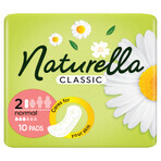 Naturella Classic, serviettes hygiéniques avec ailettes, camomille Normal, 10 pcs