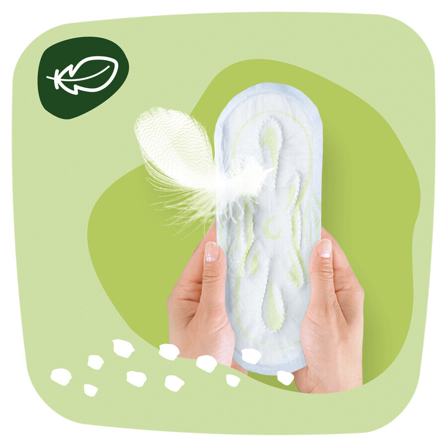 Naturella Classic, serviettes hygiéniques avec ailettes, camomille Normal, 10 pcs