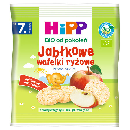 HiPP Apple Rice Krispies Bio, después de 7 meses, 30 g