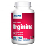 Jarrow Formulas Arginine 1000 mg, arginină, 100 comprimate