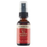 Dr. Mercola Mmethyl B12 Energy Booster, spray, sabor a mora, 29 ml