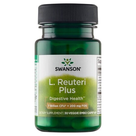 Swanson L. Reuteri Plus, 30 capsule vegetariene