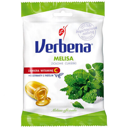 Verbena Melissa, caramella alle erbe con vitamina C, 60 g