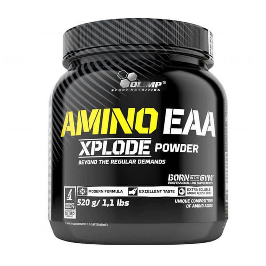 Olimp, Amino EAA Xplode, Polvo, Sabor Piña, 520 g