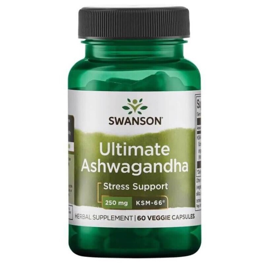 Swanson Ultimate Ashwagandha KSM-66, 60 cápsulas vegetales