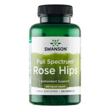 Swanson Full Spectrum Rose Hips, trandafir sălbatic, 120 capsule