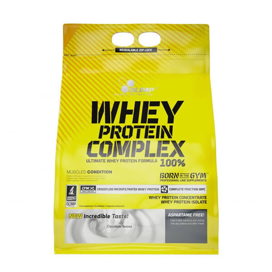 Olimp Whey Protein Complex 100%, aromă de ciocolată, 2270 g