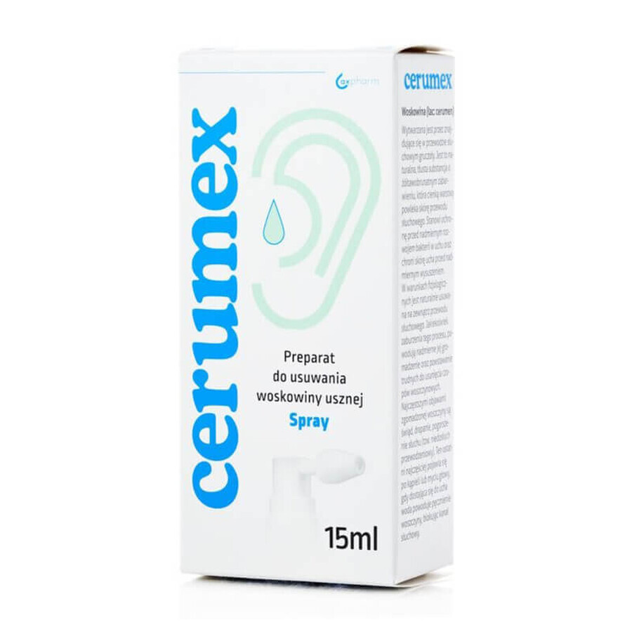 Cerumex, aspirateur de cérumen, gouttes, 15 ml