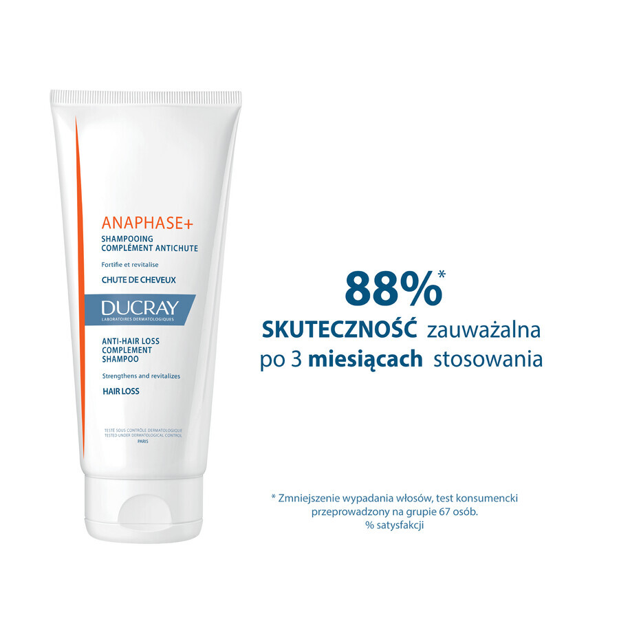 Ducray Anaphase+, șampon împotriva căderii părului, întărește și adaugă volum, 400 ml