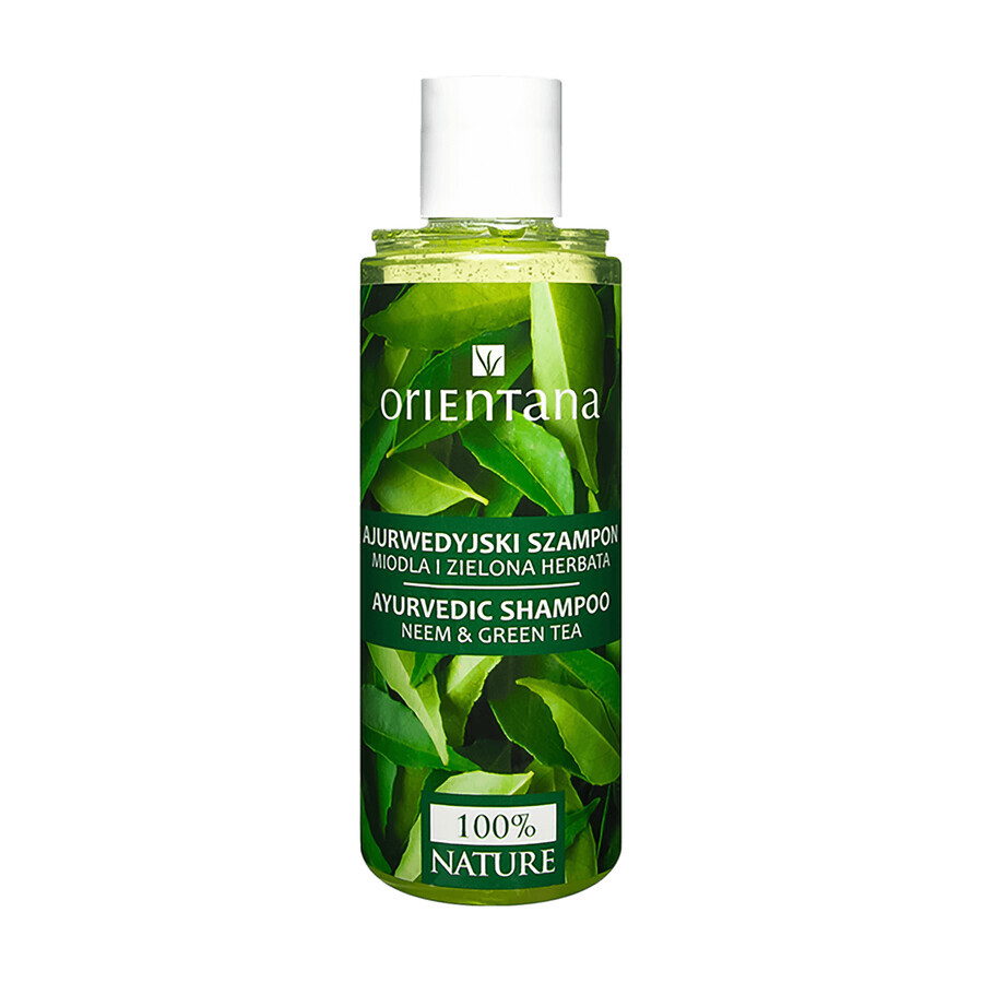 Orientana, shampooing ayurvédique, neem et thé vert, 210 ml