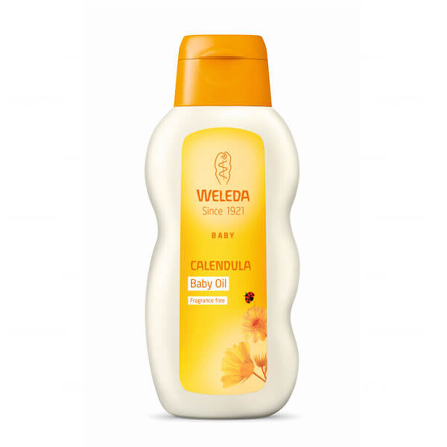 Weleda Calendula, olio per neonati e bambini alla calendula, non profumato, 200 ml