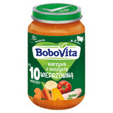 BoboVita Lunch, legume cu carne de porc suculentă, după 10 luni, 190 g