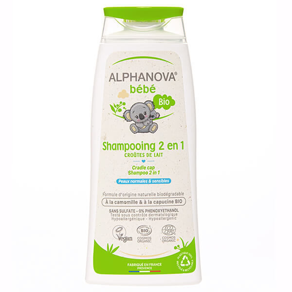 Alphanova Bebe, Șampon bio pentru păr, 200 ml