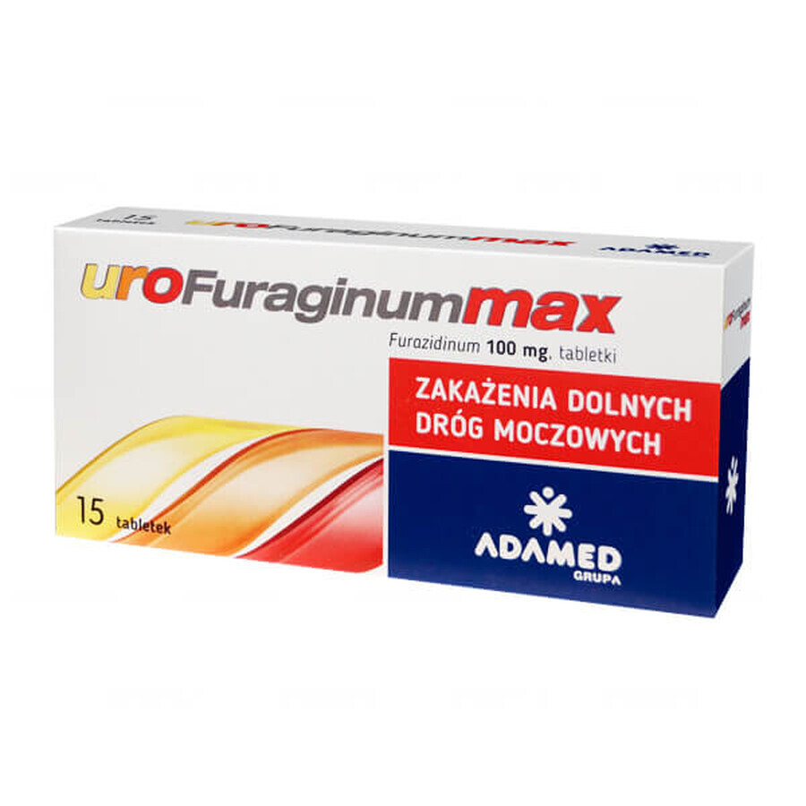 UroFuraginum Max 100 mg, 15 comprimate