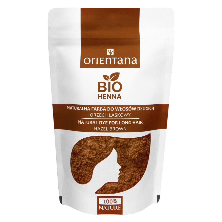 Orientana, Bio henna, hazelnoot, 100 g