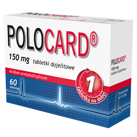 Polocard 150 mg, 60 enteralen Tabletten