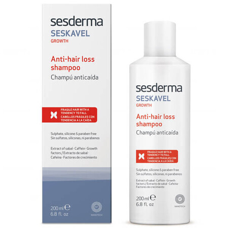 Sesderma Seskavel, shampoo tegen haaruitval, 200 ml