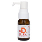 ApoD3 Drops, vitamina D3 400 UI pentru sugari și copii din prima zi, 10 ml