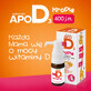 ApoD3 Drops, vitamina D3 400 UI pentru sugari și copii din prima zi, 10 ml