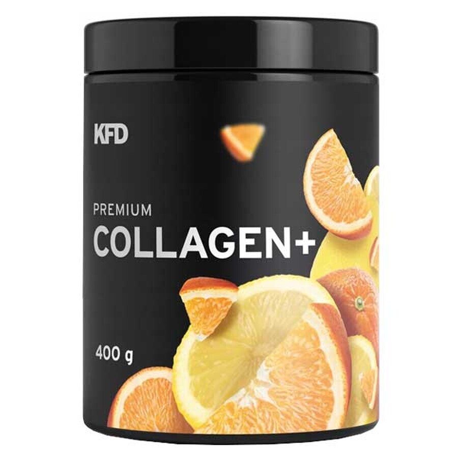 KFD Premium Colagen Plus, aromă de portocale și lămâie, 400 g