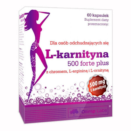 Olimp L-Carnitină 500 Forte Plus, 60 capsule