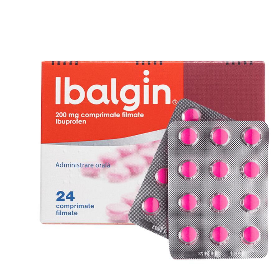 Ibalgin 200 mg, 24 comprimate filmate, Sanofi