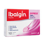 Ibalgin Express 200 mg, 12 capsule, Sanofi