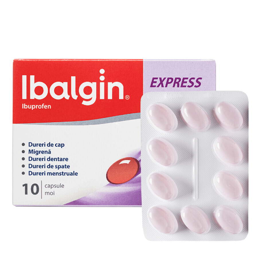 Ibalgin Express 400 mg, 10 capsule, Sanofi