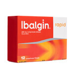 Ibalgin Rapid 400 mg, 12 comprimate, Sanofi