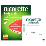 Nicorette Invisipatch 15 mg/16 h, sistem transdermic, plasture, 7 bucăți