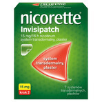 Nicorette Invisipatch 15 mg/16 h, sistem transdermic, plasture, 7 bucăți