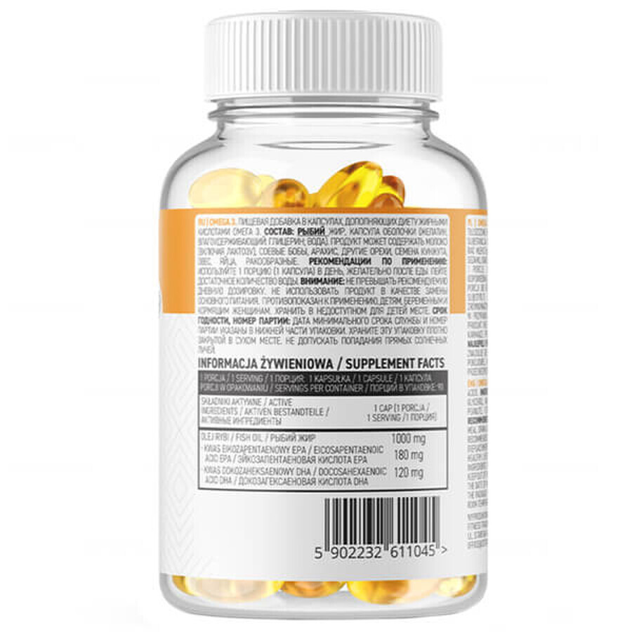 OstroVit Omega 3, 90 capsule