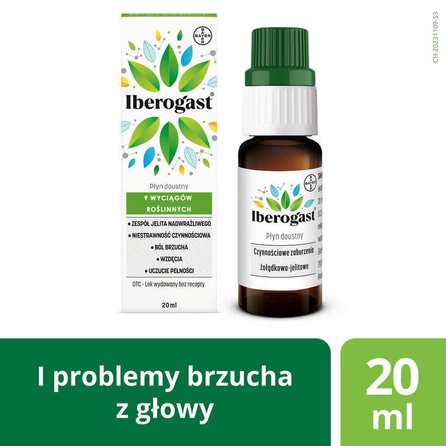 Iberogast, lichid oral, 20 ml