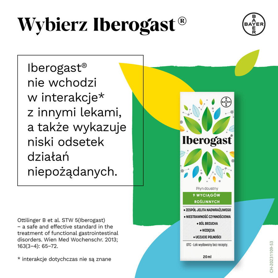 Iberogast, lichid oral, 20 ml