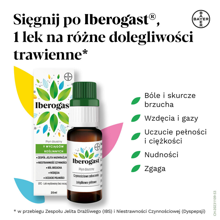 Iberogast, lichid oral, 20 ml