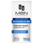 AA Men Intensive 50+, cremă de față reparatoare, 50 ml