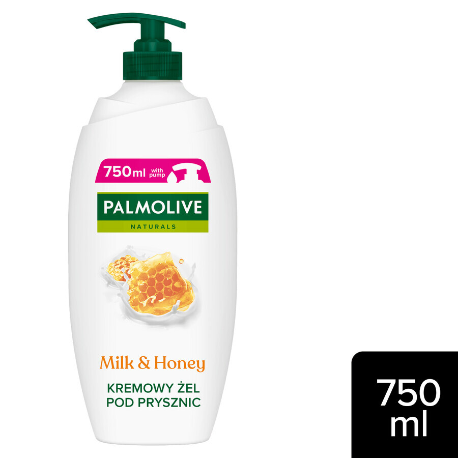 Palmolive Naturals, gel douche crémeux, lait et miel, 750 ml